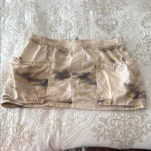 Zara Beige and Gray Skirt
